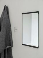 Billede af Moebe Rectangular Wall Mirror 50x70 cm - Black Stained Oak