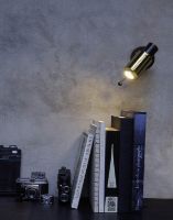 Billede af DCW Editions Biny Spot LED Væg- og loftlampe m. Arm Ø: 6,5 cm - Sort/Guld