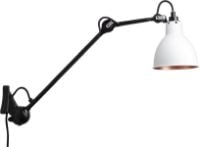 Billede af DCW Editions Lampe Gras N222 Væglampe H: 40cm - Sort/Hvid/Kobber