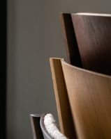 Billede af Audo Copenhagen Ready Dining Chair Front Upholstered SH: 48 cm - Natural Oak/Dakar 0250