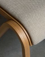 Billede af Audo Copenhagen Ready Dining Chair Front Upholstered SH: 48 cm - Natural Oak/Bouclé 02