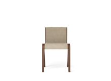 Billede af Audo Copenhagen Ready Dining Chair Front Upholstered SH: 48 cm - Red Stained Oak/Bouclé 02