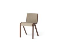 Billede af Audo Copenhagen Ready Dining Chair Front Upholstered SH: 48 cm - Red Stained Oak/Bouclé 02