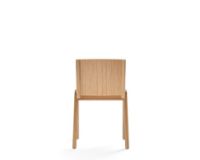 Billede af Audo Copenhagen Ready Dining Chair Front Upholstered SH: 48 cm - Natural Oak/Hallingdal 200