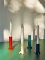 Billede af HAY Arcs Candleholder S H: 9 cm - Dark Blue OUTLET