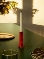 Billede af HAY Arcs Candleholder L H: 13 cm - Red  OUTLET