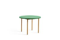 Billede af HAY Two Colour Table Ø: 105 cm - Ochre Powder/Green Mint