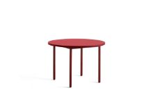 Billede af HAY Two Colour Table Ø: 105 cm - Maroon Red Powder/Red