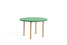 Billede af HAY Two Colour Table Ø: 120 cm - Ochre Powder / Green Mint