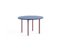 Billede af HAY Two Colour Table Ø: 120 cm - Maroon Red Powder / Blue 