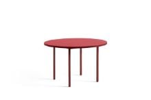 Billede af HAY Two Colour Table Ø: 120 cm - Maroon Red Powder / Red