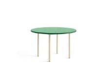 Billede af HAY Two Colour Table Ø: 120 cm - Ivory Powder / Green Mint