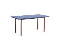 Billede af HAY Two Colour Table 160x82 cm - Maroon Red Powder / Blue