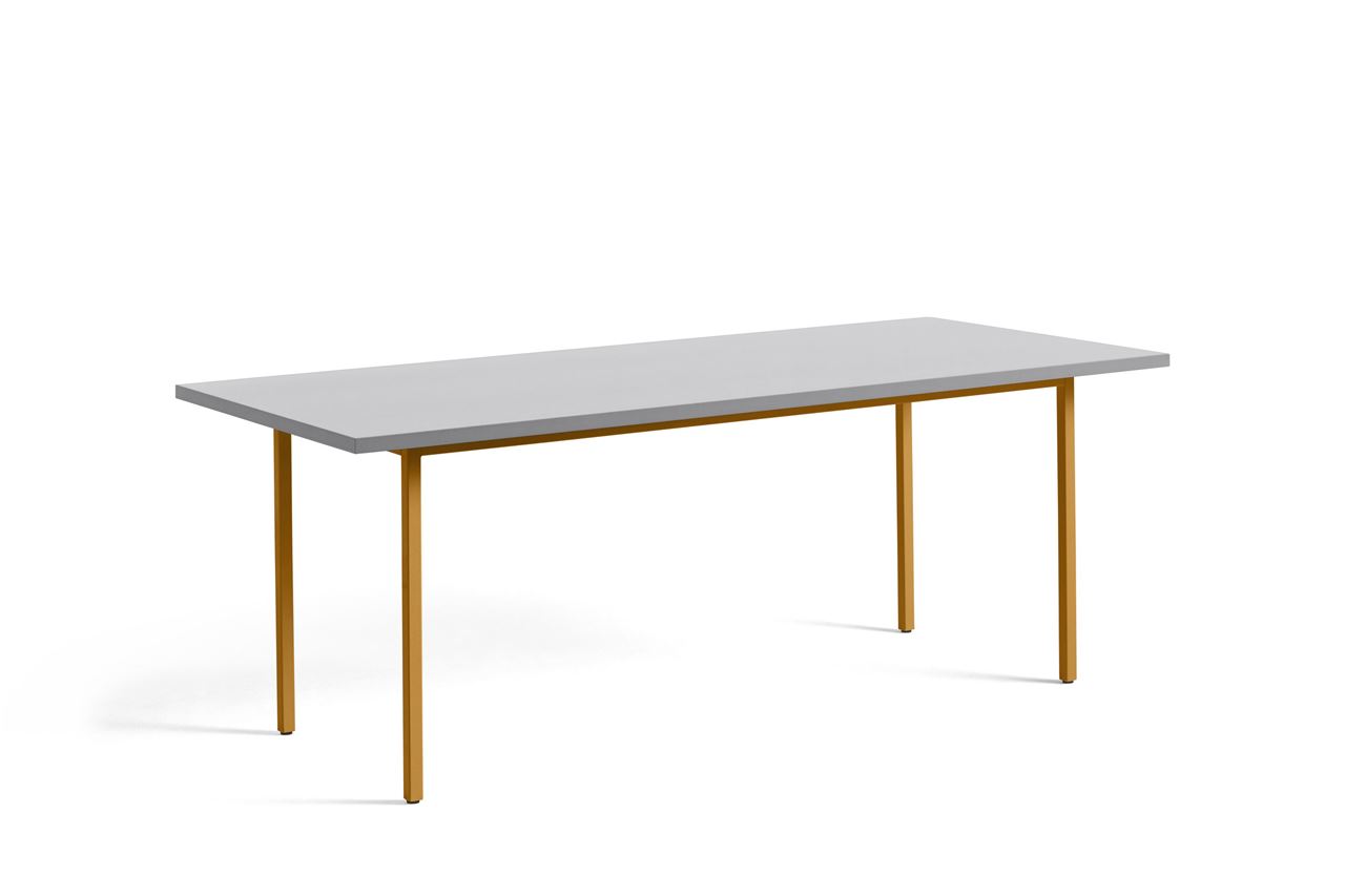 Billede af HAY Two Colour Table 200x90 cm - Ochre Powder / Light Grey 