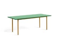 Billede af HAY Two Colour Table 200x90 cm - Ochre Powder / Green Mint