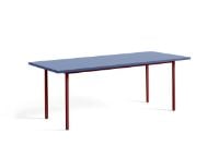 Billede af HAY Two Colour Table 200x90 cm - Maroon Red Powder / Blue