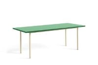 Billede af HAY Two Colour Table 200x90 cm - Ivory Powder / Mint Green