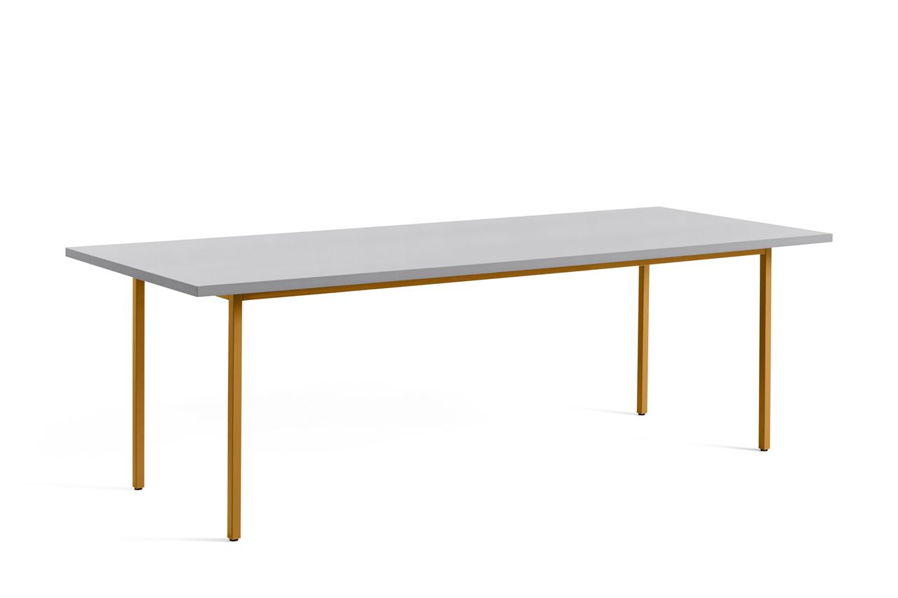 Billede af HAY Two Colour Table 240x90 cm - Ochre Powder / Light Grey 