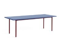 Billede af HAY Two Colour Table 240x90 cm - Maroon Red Powder / Blue 