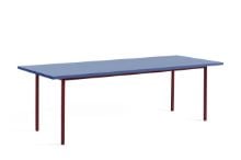 Billede af HAY Two Colour Table 240x90 cm - Maroon Red Powder / Blue 