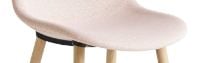 Billede af HAY Neu 12 Spisebordsstol Polstret SH: 46 cm - Lacquered Oak/Mode 026