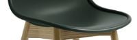 Billede af HAY Neu 13 Spisebordsstol SH: 46 cm - Lacquered Oak/Green