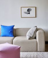 Billede af HAY Outline Cushion 50x50 cm - Vivid Blue 
