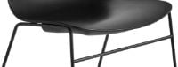 Billede af HAY AAC 08 About A Chair SH: 46 cm - Black Powder Coated Steel/Black