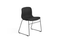 Billede af HAY AAC 09 About A Chair SH: 46 cm - Black Powder Coated Steel/Steelcut 190