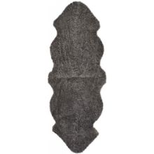 Billede af Natures Collection New Zealand Sheepskin Rug Short Wool Curly 180x60 cm - Graphite