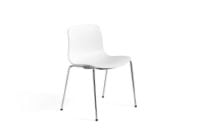 Billede af HAY AAC 16 About A Chair SH: 46 cm - Chromed Steel/White