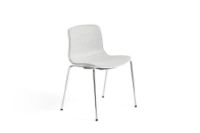 Billede af HAY AAC 16 About A Chair Front Upholstery SH: 46 cm - Chromed Steel/White/Divina Melange 120