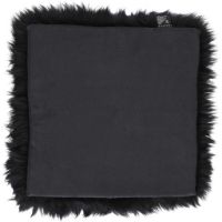 Billede af Natures Collection Seat Cover New Zealand Sheepskin Long Wool Square 37x37 cm - Black