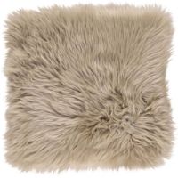 Billede af Natures Collection Seat Cover New Zealand Sheepskin Long Wool Square 37x37 cm - Taupe