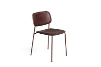 Billede af HAY Soft Edge 40 Chair w. Seat Upholstery SH: 47,5 cm - Remix 373/Fall Red Lacquered/Fall Red Powder Coated Steel