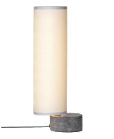 Billede af GUBI Unbound Bordlampe H: 45 cm - White Linnen/Grey Marble 
