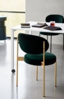 Billede af Verpan Series 430 Chair SH: 47 cm - Harald 982 Green/Messing