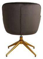 Billede af Nordal LEA Office Chair SH: 52 cm - Brown Velvet