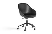 Billede af HAY AAC155 Drejestol About A Chair SH: 44 cm - Black Powder Coated Aluminium/Sense Black