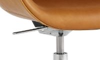 Billede af HAY AAC155 Drejestol About A Chair SH: 44 cm - Polished Aluminium/Sense Cognac