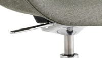 Billede af HAY AAC155 Drejestol About A Chair SH: 44 cm - Polished Aluminium/Atlas 931