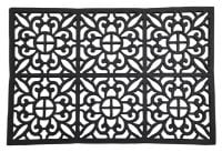 Billede af Nordal SPICA Doormat 75x50,5 cm - Black Rubber
