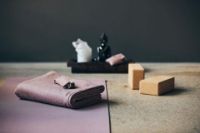 Billede af Nordal Yoga Cotton Blanket 150x200 cm - Burgundy