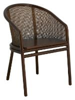 Billede af Nordal MOSSO Dinner Chair H: 77 cm - Dark Brown