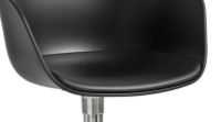 Billede af HAY AAC 20 About A Chair w. Fixed Seat Cushion SH: 46 cm - Polished Aluminium/Black/Sierra SI1001