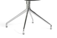 Billede af HAY AAC 20 About A Chair Front Upholstery SH: 46 cm - Polished Aluminium/Black/Remix 183