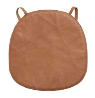 Billede af Nordal SKIN Leather Seat Pad 40x39 cm - Brown OUTLET