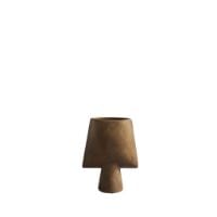 Billede af 101 Copenhagen Sphere Vase Square Mini H: 25 cm - Ocher OUTLET