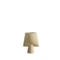 Billede af 101 Copenhagen Sphere Vase Square Mini H: 25 cm - Sand OUTLET