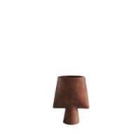 Billede af 101 Copenhagen Sphere Vase Square Mini H: 25 cm - Terracotta OUTLET